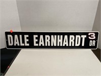 Dale Earnhardt Decorative Street Sign