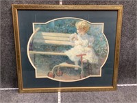 The Antique Doll Framed Art Print