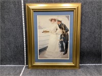 Man and Woman Framed Art Print