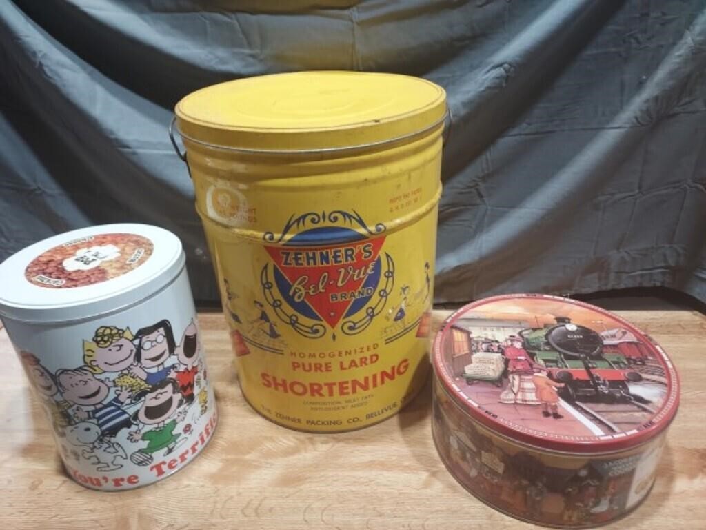 Variety of 3 Tins