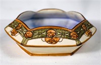 Hand painted enameled Nippon bowl