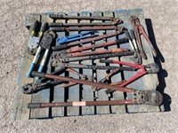 Pallet of Cable Cutters, Crimpers, ETC