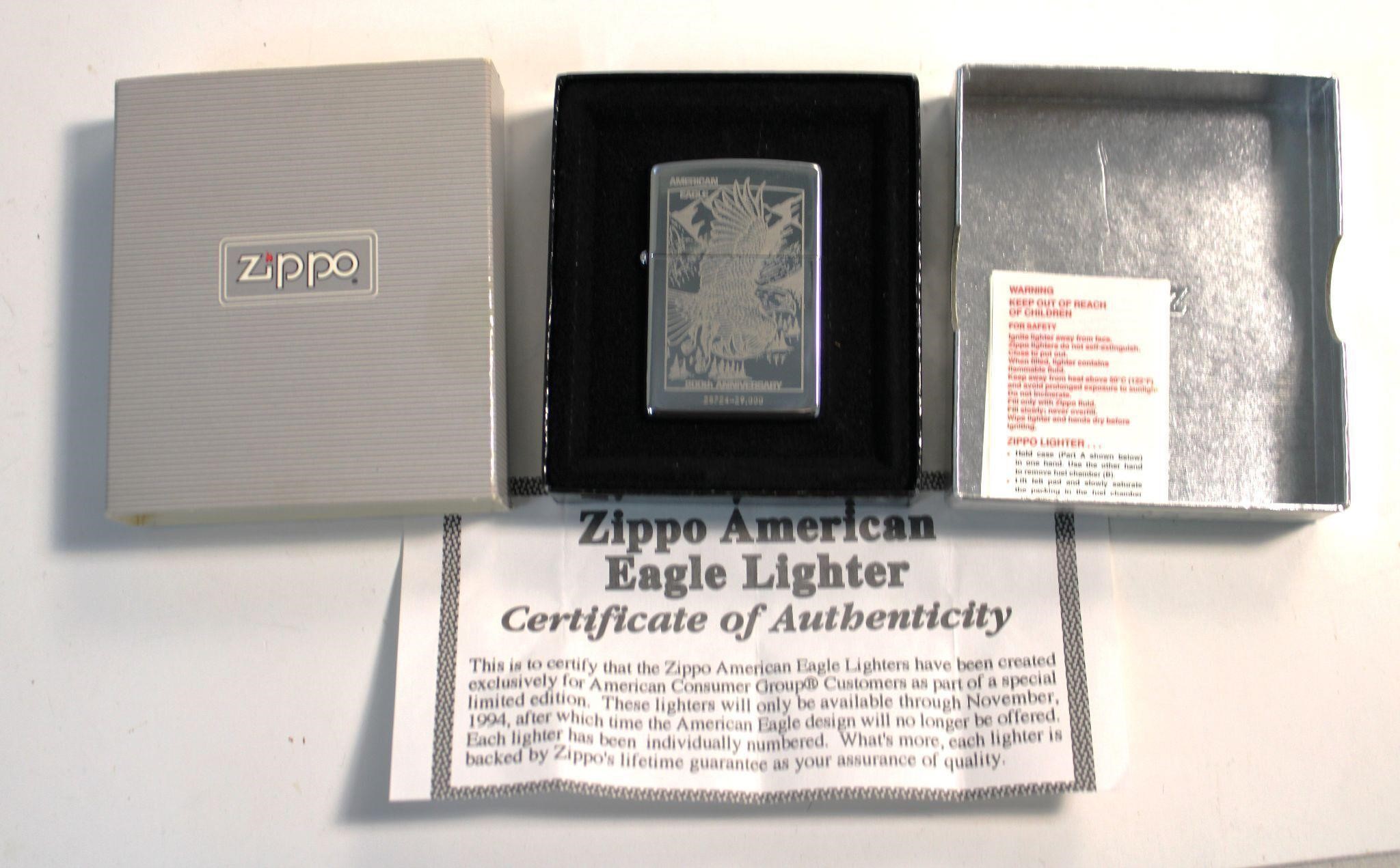 American Eagle Zippo Lighter