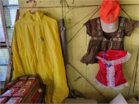 Girl scout rain coat closepin hangers