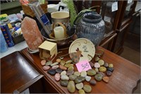 Rocks, salt rock light, decor