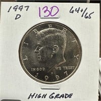 1997-D UNC JFK HALF DOLLAR