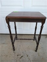 Wooden side table 24 x 17 x 14