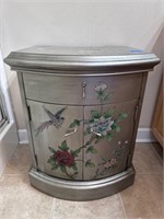 22" x 28"Asian Style Accent Cabinet w/contents