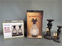 Glass Pineapple Luminaries, Lantern, & More!