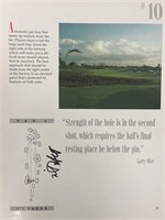 Professional golfer Mike Hulbert signed magazine p