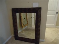 Large Detailed Framed Mirror