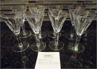 Set of 8 Waterford Crystal Glasses