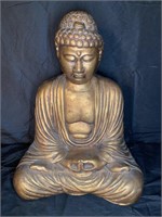 Large Gilded Plaster Buddha