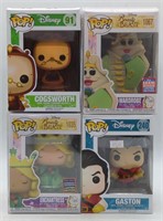 (DD) Funko Pop. Disney. Cogsworth, Wardrobe,