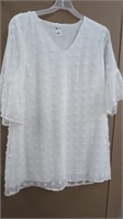 Size Large Women's White top