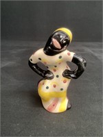 Vintage Americana Figurine with Polka Dot Dress