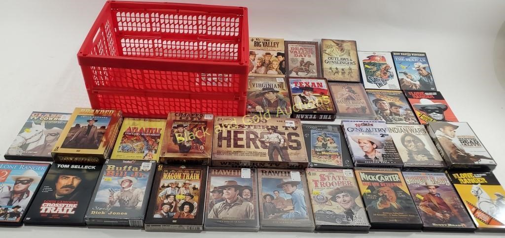 Large Collection of Western DVDs