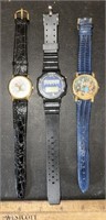 (3)WRISTWATCHES-ASSORTED