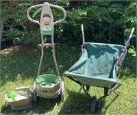 Lot Of Gardening Items Including Seed Spreader &