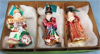 RADKO SANTA CHRISTOPHER  CHRISTMAS ORNAMENTS