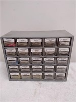 25 drawer storage cabinet with electrical