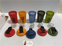 Jeela Sports 5 cups Blender bottles with lids