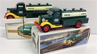 Hess Gasoline trucks,(2), 1982 and 1985,