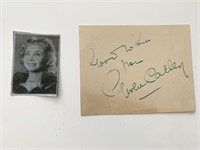 Soprano Gwen Catley Signature Cut and Photo