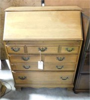Lot # 3913 - Maple three drawer slant front