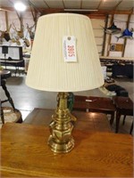 Lot # 3905 - Brass table lamp 28”