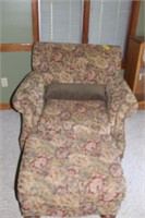 CHAIR AND OTTOMAN