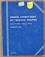 1906 QUARTER BOOK W/ APPROX 7 SILVER QUARTERS