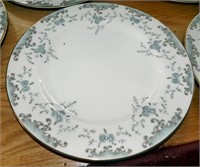 Set of 5 Imperial China "Seville" Dinner Plates