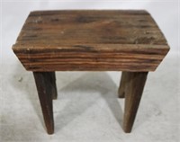 Wooden stool, 14 x 15 x 10
