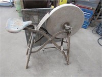 Grinding Stone Pedal Wheel with Seat