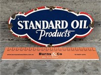 STANDARD OIL PRODUCTS Enamel Sign - 200 x