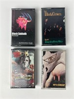 80’s rock cassettes Quiet Riot Black Sabbath more