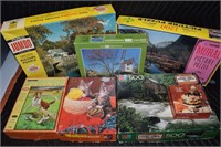 Vintage Jigsaw Puzzle Lot