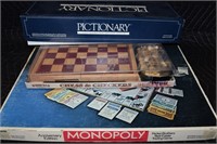 Vintage Board Games: 1974 Monopoly w/ Chess Set