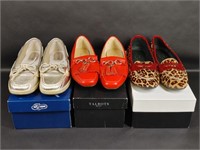 Sperry, Talbot flats, Donald Pliner loafers