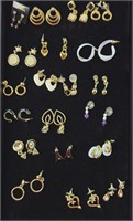 20 Pair Pierced Costume Earrings