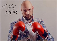 Autograph COA Tyson Fury Photo