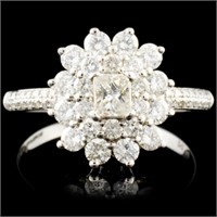 14K Gold 0.99ctw Diamond Ring