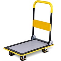 N4554  Costway Folding Platform Cart Dolly