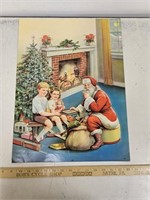 Vintage Made In USA Christmas Print