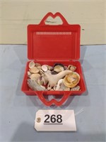 Small Red Case with Shells