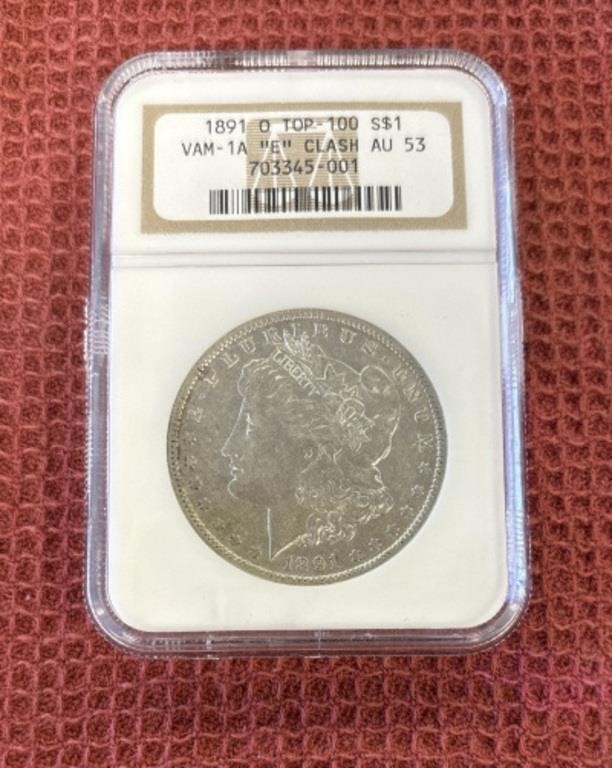 BIG JUNE ESTATE COIN, CURRENCY, & JEWELRY SALE