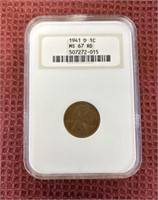 1941D LINCOLN WHEAT CENT