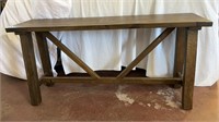 WOODEN BEHIND THE COUCH / ENTRY TABLE