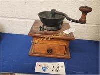 ANTIQUE LAP COFFEE GRINDER